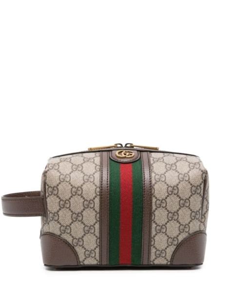 gucci wash bag|farfetch Gucci toiletry bag.